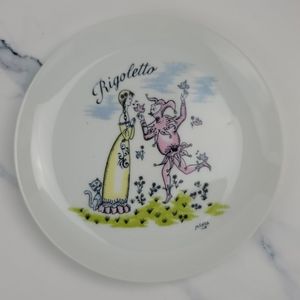 Bidasoa Rigoletto Opera Porcelain Plate
